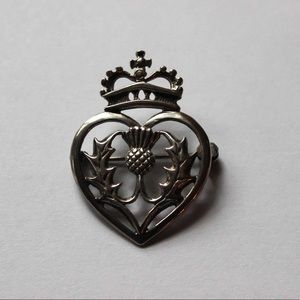 Sterling Silver Luckenbooth Brooch